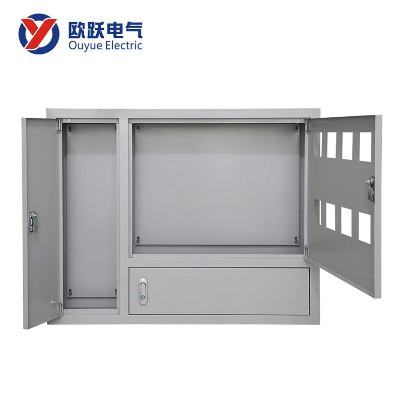 लोखंडी घरातील गुप्त-माऊंट एम्बेडेड विद्युत मीटर बॉक्स